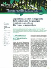 L’opérationnalisation de l’approche de la restauration des paysages forestiers en question : décryptage et perspectives
