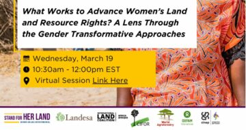 Webinaire Stand for her land